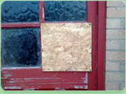 boarded up Birmingham